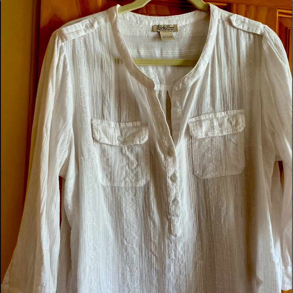 Lucky brand white top